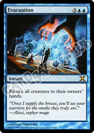 083 / 383 Evacuation rara (EN) -NEAR MINT-