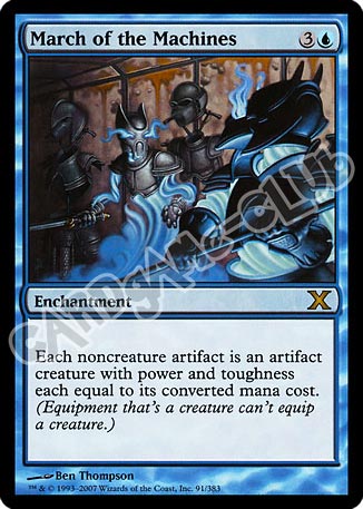 091 / 383 March of the Machines rara (EN) -NEAR MINT-