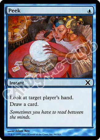 094 / 383 Peek comune (EN) -NEAR MINT-