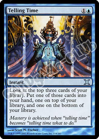 114 / 383 Telling Time non comune (EN) -NEAR MINT-