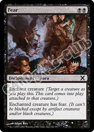 142 / 383 Fear comune (EN) -NEAR MINT-