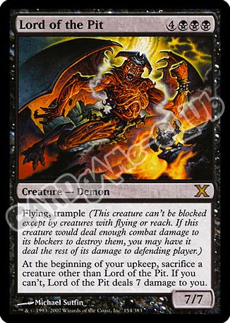 154 / 383 Lord of the Pit rara (EN) -NEAR MINT-