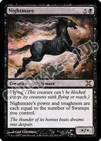 164 / 383 Nightmare rara (EN) -NEAR MINT-