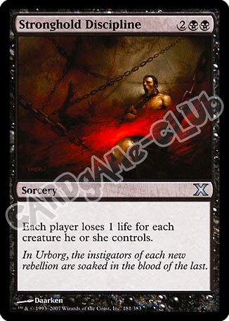 181 / 383 Stronghold Discipline non comune (EN) -NEAR MINT-
