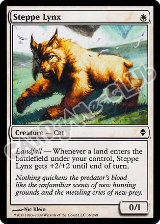 036 / 249 Steppe Lynx comune (EN) -NEAR MINT-