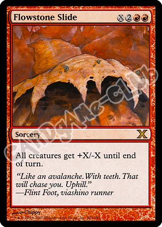 203 / 383 Flowstone Slide rara (EN) -NEAR MINT-