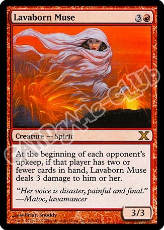 216 / 383 Lavaborn Muse rara (EN) -NEAR MINT-