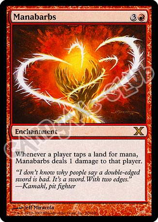 218 / 383 Manabarbs rara (EN) -NEAR MINT-