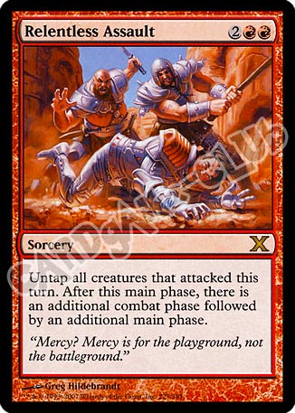 225 / 383 Relentless Assault rara (EN) -NEAR MINT-