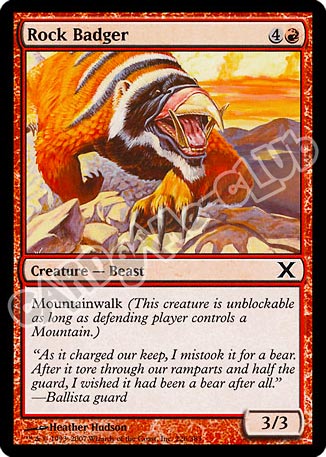 226 / 383 Rock Badger comune (EN) -NEAR MINT-