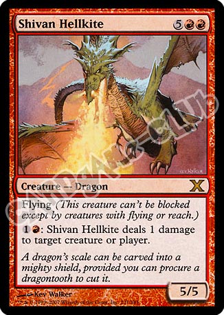 231 / 383 Shivan Hellkite rara (EN) -NEAR MINT-