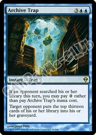 041 / 249 Archive Trap rara (EN) -NEAR MINT-