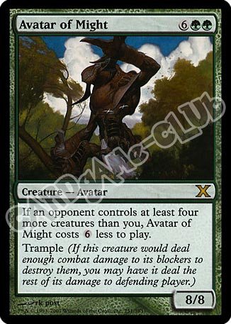 251 / 383 Avatar of Might rara (EN) -NEAR MINT-