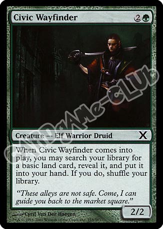 255 / 383 Civic Wayfinder comune (EN) -NEAR MINT-