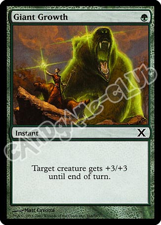 266 / 383 Giant Growth comune (EN) -NEAR MINT-