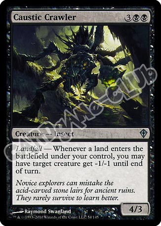 054 / 145 Caustic Crawler non comune (EN) -NEAR MINT-