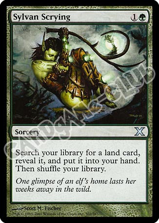 302 / 383 Sylvan Scrying non comune (EN) -NEAR MINT-