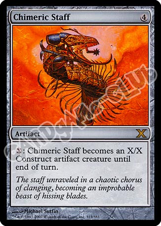 313 / 383 Chimeric Staff rara (EN) -NEAR MINT-