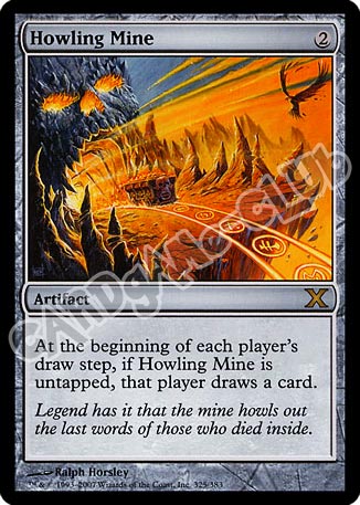 325 / 383 Howling Mine rara (EN) -NEAR MINT-