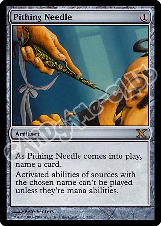 338 / 383 Pithing Needle rara (EN) -NEAR MINT-