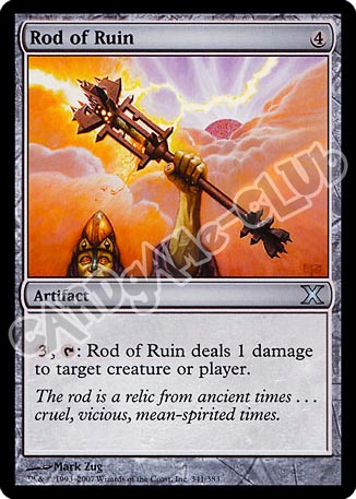 341 / 383 Rod of Ruin non comune (EN) -NEAR MINT-