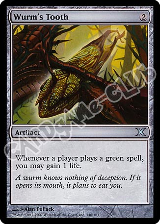 346 / 383 Wurm's Tooth non comune (EN) -NEAR MINT-