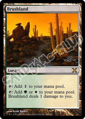 349 / 383 Brushland rara (EN) -NEAR MINT-