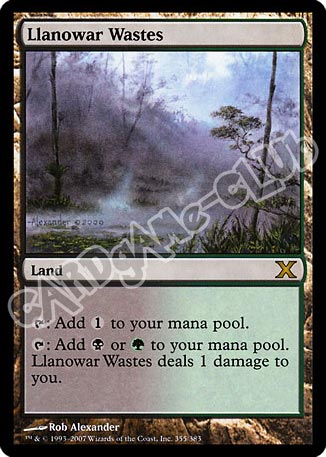 355 / 383 Llanowar Wastes rara (EN) -NEAR MINT-