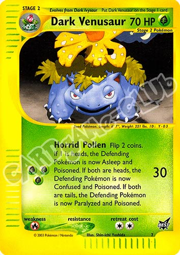 007 Dark Venusaur promo (EN) -NEAR MINT-