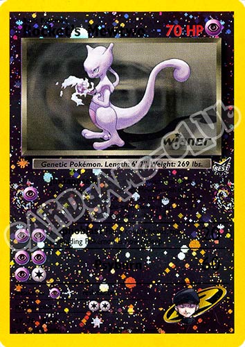 008 Rocket's Mewtwo promo foil reverse (EN)