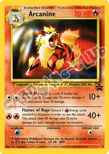 006 Arcanine promo (EN) -NEAR MINT-
