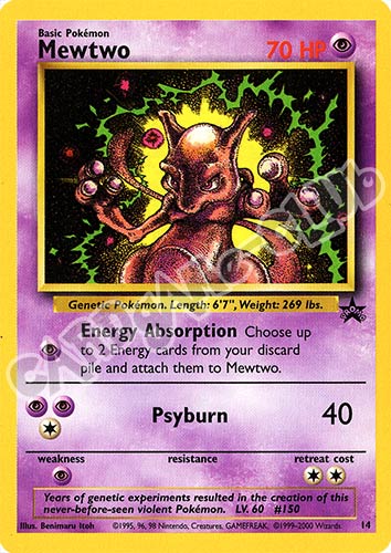014 Mewtwo promo (EN) -NEAR MINT-