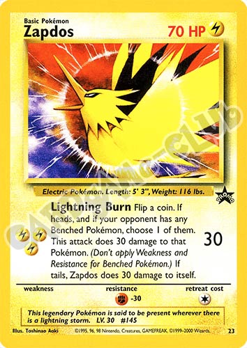 023 Zapdos promo (EN) -NEAR MINT-