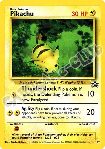 027 Pikachu promo (EN) -NEAR MINT-