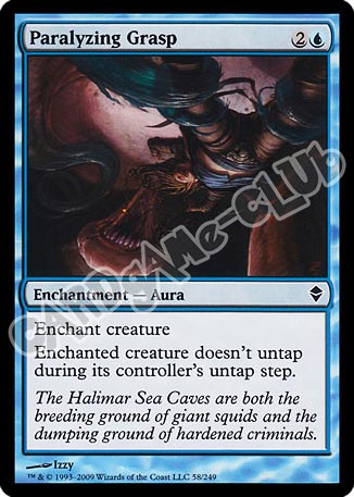 058 / 249 Paralyzing Grasp comune (EN) -NEAR MINT-