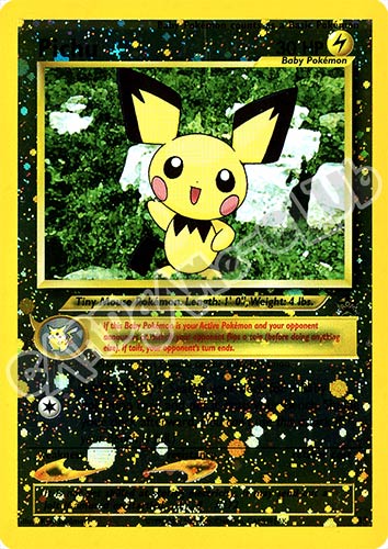 035 Pichu promo foil reverse (EN) -NEAR MINT-