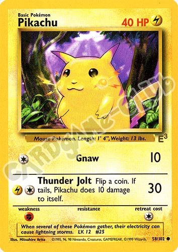 058/102 Pikachu promo (EN) -NEAR MINT-