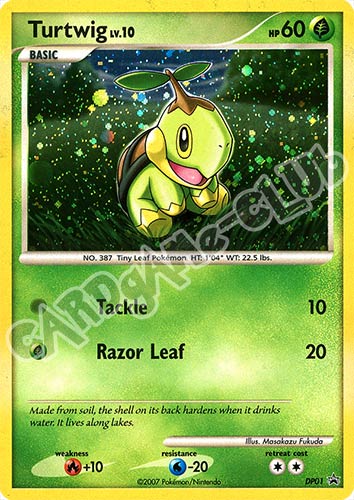 DP01 Turtwig LV.10 promo foil (EN) -NEAR MINT-
