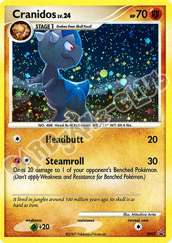 DP07 Cranidos LV.24 promo foil (EN) -NEAR MINT-