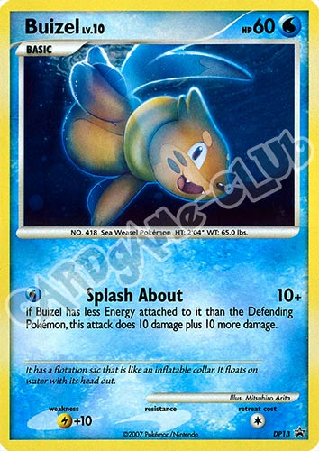 DP13 Buizel LV.10 promo foil (EN) -NEAR MINT-