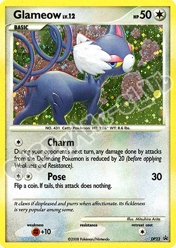 DP23 Glameow LV.12 promo foil (EN) -NEAR MINT-