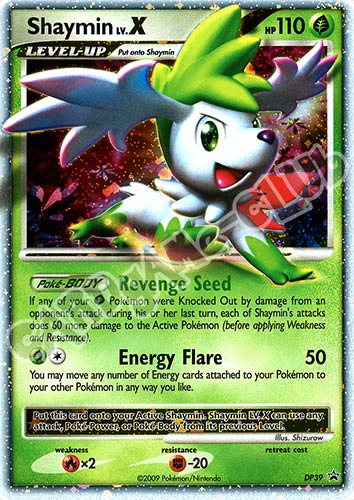 DP39 Shaymin LV.X promo foil (EN) -NEAR MINT-