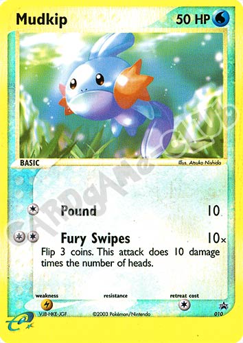 010 Mudkip promo foil reverse (EN) -NEAR MINT-