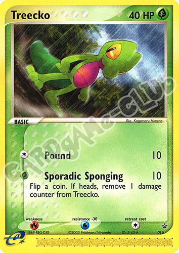 016 Treecko promo (EN) -NEAR MINT-