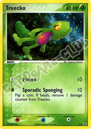 016 Treecko promo foil (EN) -NEAR MINT-