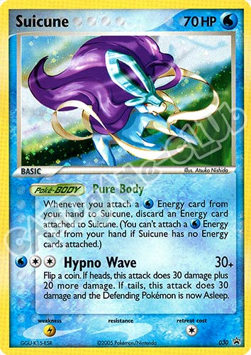 030 Suicune promo foil (EN) -NEAR MINT-