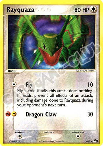 03/17 Rayquaza rara (EN) -NEAR MINT-