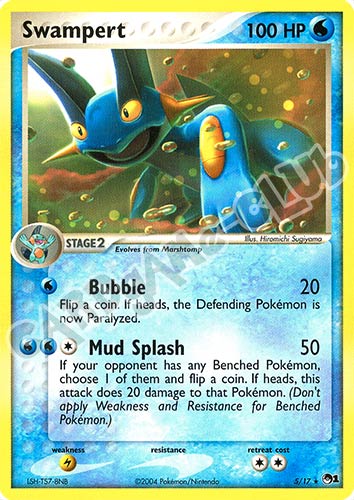 05/17 Swampert rara (EN) -NEAR MINT-