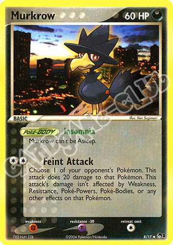 08/17 Murkrow non comune (EN) -NEAR MINT-