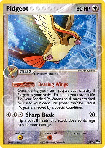 02/17 Pidgeot rara foil (EN) -NEAR MINT-